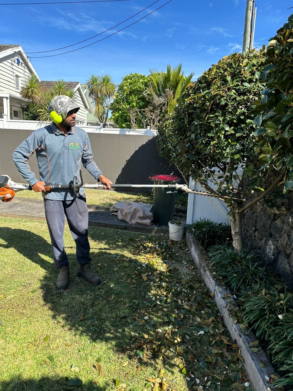 Garden maintenance team